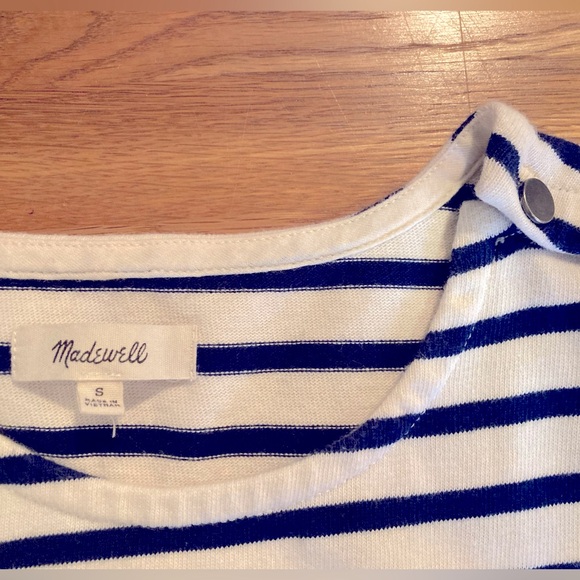 Madewell Striped Shift Dress, size S - Picture 3 of 3
